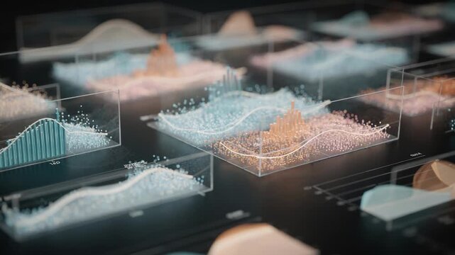 Close medium shot of cohort breakdown analytics featuring key metrics in crisp focus highlighting user engagement trends against softly defocused surroundings.