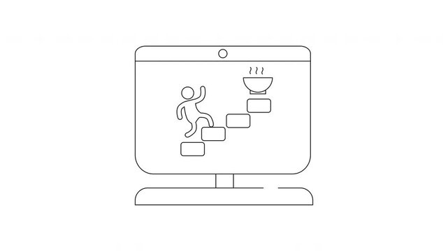 Achieving Goals - A Visual Representation of Success.