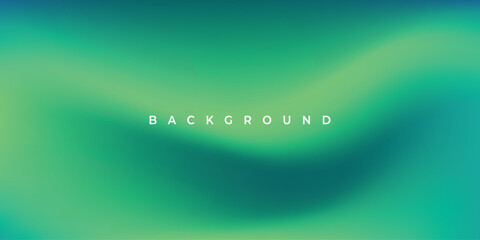 green wavy flowing gradient background vector graphic