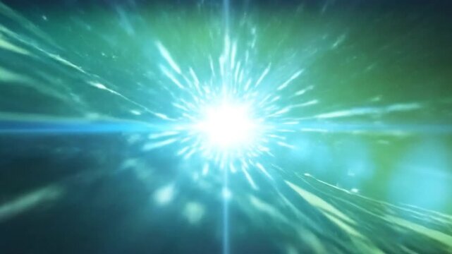 Futuristic Green Technology Data Stream Visuals for Presentations.