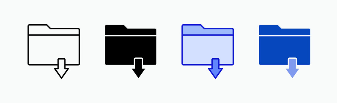 Download Icon Sheet Multiple Style Collection Isolated Vector