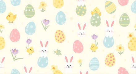 AI of easter day for background easter day