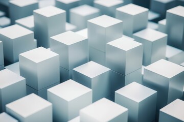 Fototapeta premium Abstract Cubic Grid