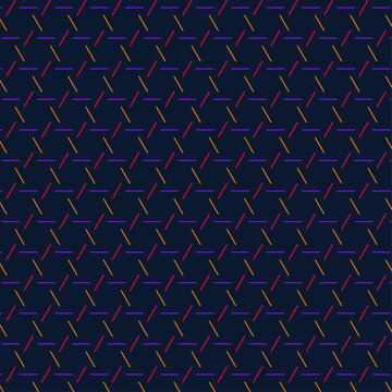 Japanese traditional Sashiko seamless pattern "Hitome Kagome"  neon colorway ( Swatch included )