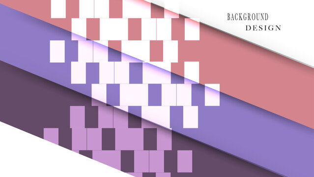 Stripes geometric background with tiles and lines