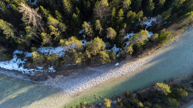 UNESCO World Natural Heritage Wilderness Area D&uuml;rrenstein-Lassingtal on the border between Styria and Lower Austria.The Lassingbach is a right tributary of the Salza river in the Ybbstal Alps in Austr