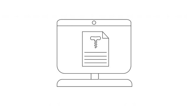 Medical Record on Computer Screen - Digital Healthcare Concept.