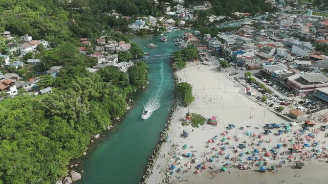Barra da Lagoa Beach Praia Florian&oacute;polis Floripa Drone Landscape Paisagem