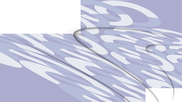 Purple background with white circular shapes