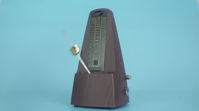 A Classic Mechanical Metronome For Control Of The Rhythm While Playing.