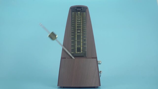 A Classic Mechanical Metronome For Control Of The Rhythm While Playing.