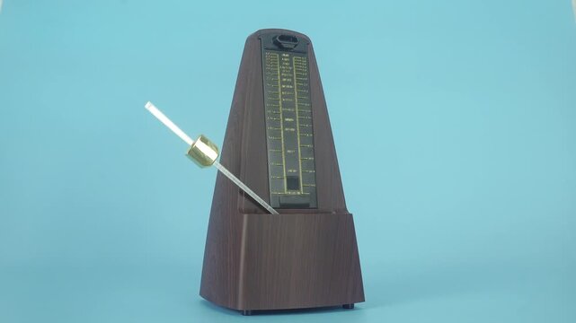 A Classic Mechanical Metronome For Control Of The Rhythm While Playing.