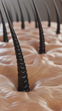 Close-up of human skin texture.