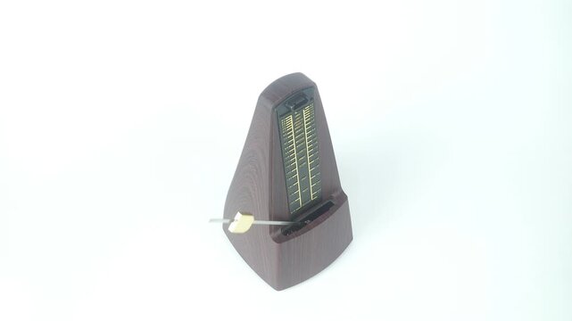 A Classic Mechanical Metronome For Control Of The Rhythm While Playing.