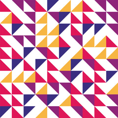 Colorful geometric triangle pattern design.