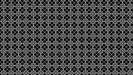 Black and white geometric seamless pattern, abstract background texture