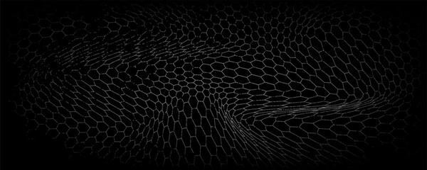 Black wired mesh texture isolated on white background. Metallic or fabric fence, cage or lattice structure. © Hendra