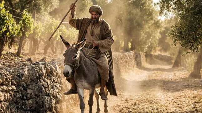 Balaam, King Balak, and the Talking Donkey, Angel Blocking the Prophet&rsquo;s Path