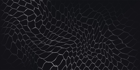Mesh texture for fishing nets. Seamless pattern for sportswear or soccer goal, volleyball net, basketball hoop, hockey, athletics. Abstract net background for sports © fathor