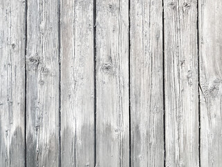 Fototapeta premium White wooden vertical planks texture board background.