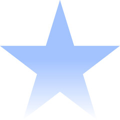 Obraz premium Transparent Yellow Star