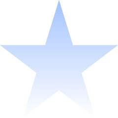 Obraz premium Transparent Yellow Star