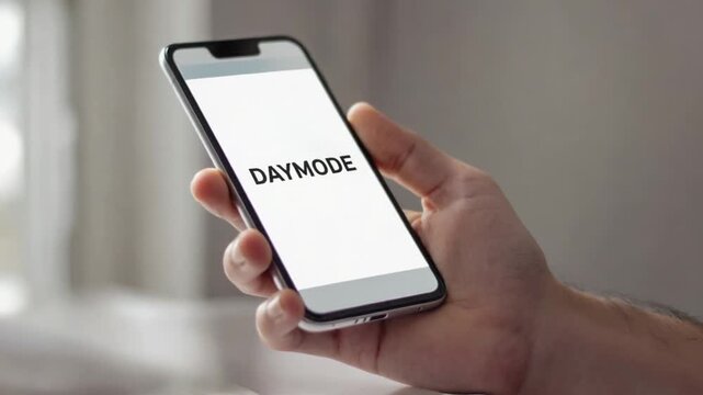 Sign for "Day mode".