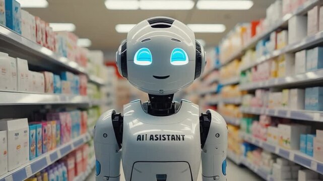 AI assistant robot.