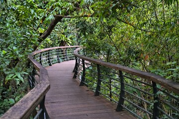 Obraz premium Fairy Lake Botanical Garden (also Xianhu Botanical Garden) in Luohu District of Shenzhen city, China. AAAA rated tourist attraction.