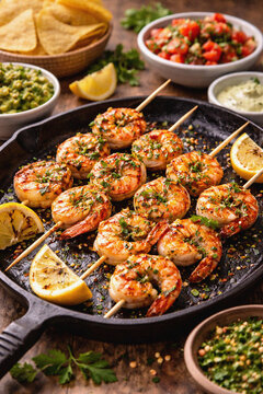 shrimp-garlic-dinner-plate