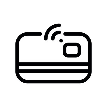 Wireless Payment Credit Card Icon