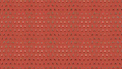 Seamless terracotta red geometric pattern vector background with small, repeating square and dot elements, ideal for digital paper, web design, and textile prints