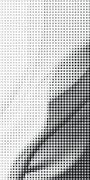 Halftone pattern with gradient shading and texture overlay effect