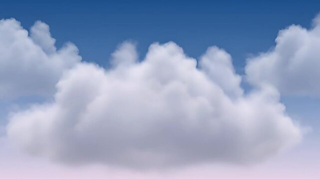 Soft Cloud Abstract Motion Background Seamless Loop