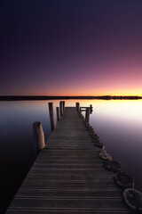 Fototapeta premium silence at the beach in sunrise light