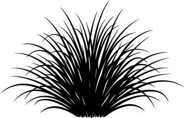 Obraz premium A thick tuft of grass or a section of a lawn, symbolizing nature, ecology, and spring renewal. 