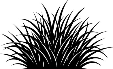 A thick tuft of grass or a section of a lawn, symbolizing nature, ecology, and spring renewal. 