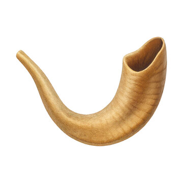 PNG Traditional shofar horn illustration