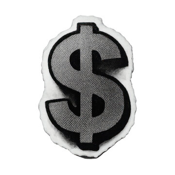 PNG Textured dollar sign illustration.