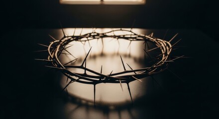 Jesus Christ wearing the crown of thorns, symbolizing sacrifice, faith, and redemption in Christian belief.