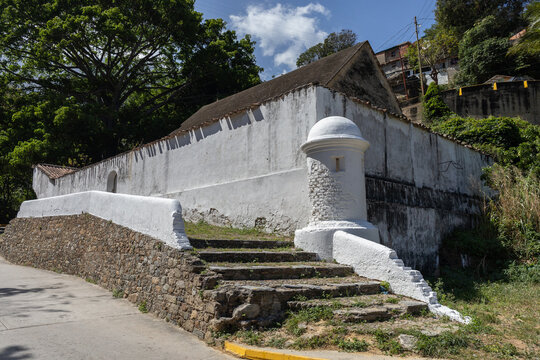 Colonial-era weapons depot at the El Vig&iacute;a fort in La Guaira, Venezuela