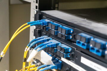Fiber Optic Patch Panel Setup
