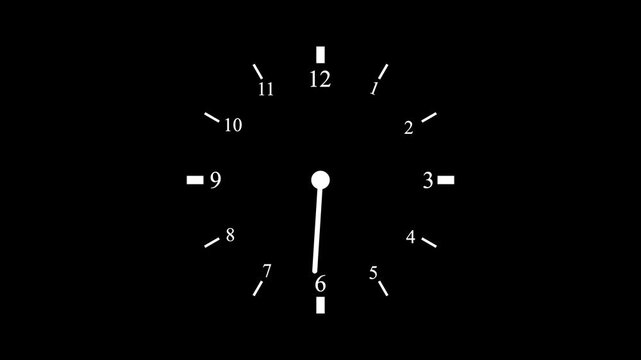 time flies concept. Analog clock hands spinning rapidly.