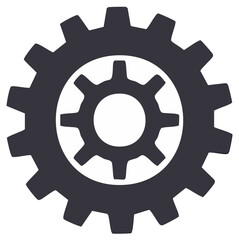 Cogwheels Gears Interlocking, Mechanical Gear System, Industrial Machinery, Precision Engineering, Tech Symbol