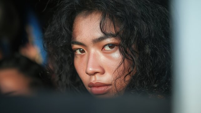 Selbstbewusstes Auftreten einer jungen, berufst&auml;tigen Frau im Gesch&auml;ftsumfeld