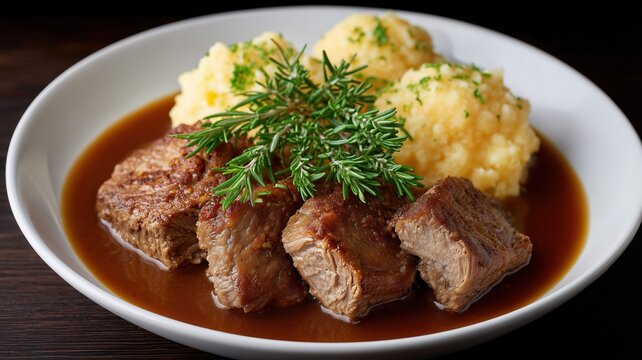 Genie&szlig;en Sie fr&auml;nkische K&uuml;che mit Schufele-Schweineschulter und Kartoffelkn&ouml;deln in gem&uuml;tlicher Wirtshausatmosph&auml;re.