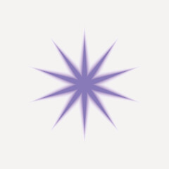 Obraz premium Purple starburst with gradient effect vector