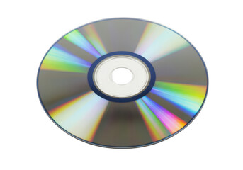 Compact disc isolated on transparent background