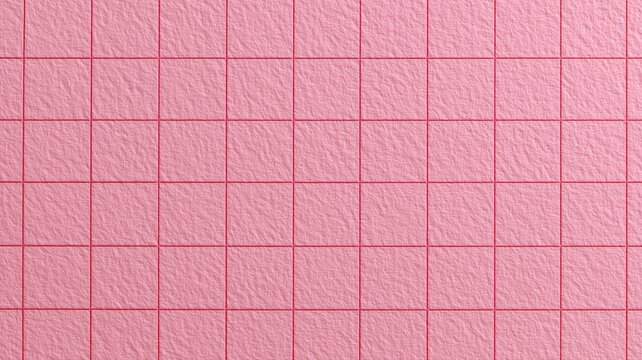 Zartrosa kariertes Notizbuchpapier f&uuml;r kreative Design- und Schreibprojekte