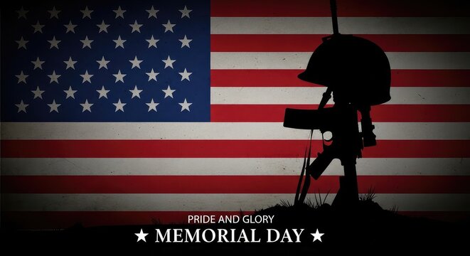 Memorial day tribute to fallen soldiers